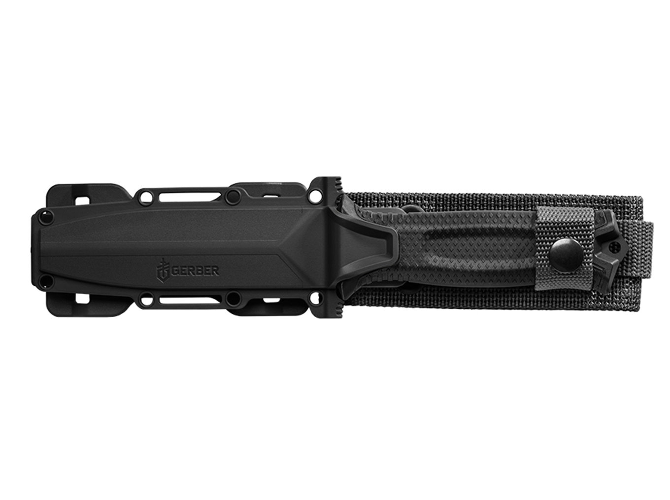Gerber Strongarm -kiinteäteräinen veitsi, sahalaita, musta - Image 3