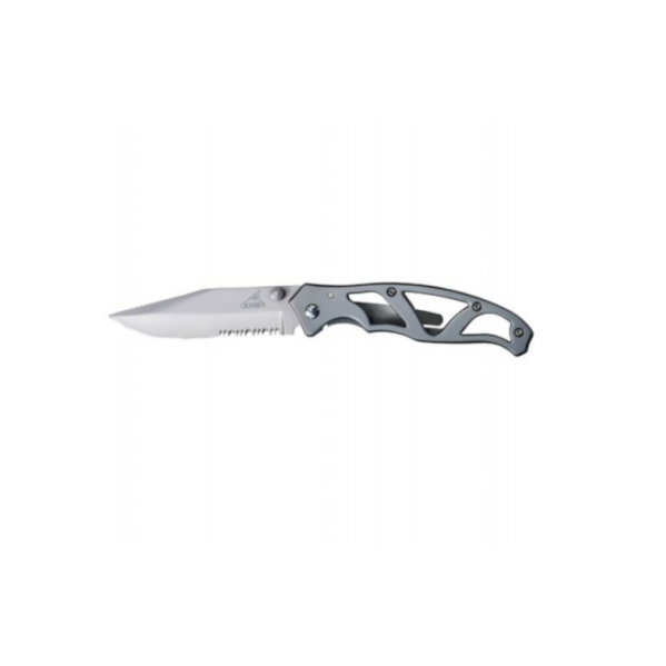 Gerber Paraframe II foldekniv med delvist takket klinge i letvægtsdesign til EDC