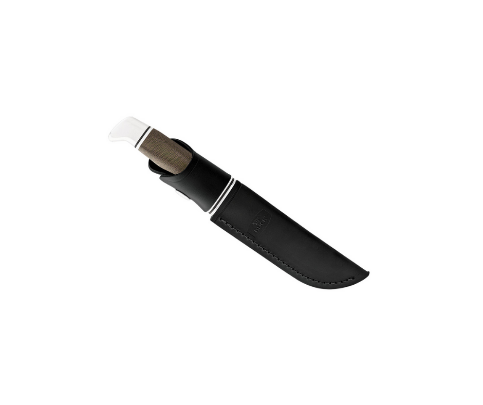 Buck 105 Pathfinder Pro fast jagtkniv med læderskede