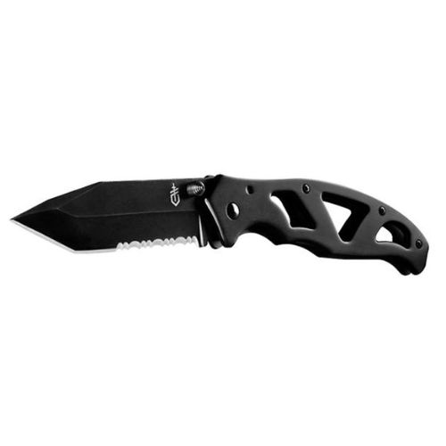 Gerber Paraframe II Tanto -taittoveitsi, musta, sahalaita