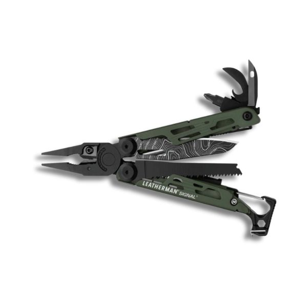 Leatherman SIGNAL™ - Vihreä Topografia