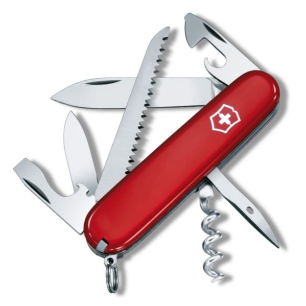 Victorinox Camper lommekniv i rød med sav, klinge og proptrækker